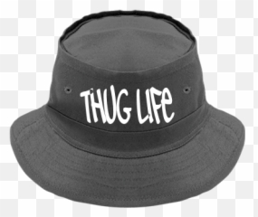 Thug Life Black Hat transparent PNG - StickPNG