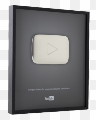 Silver Play Button Png