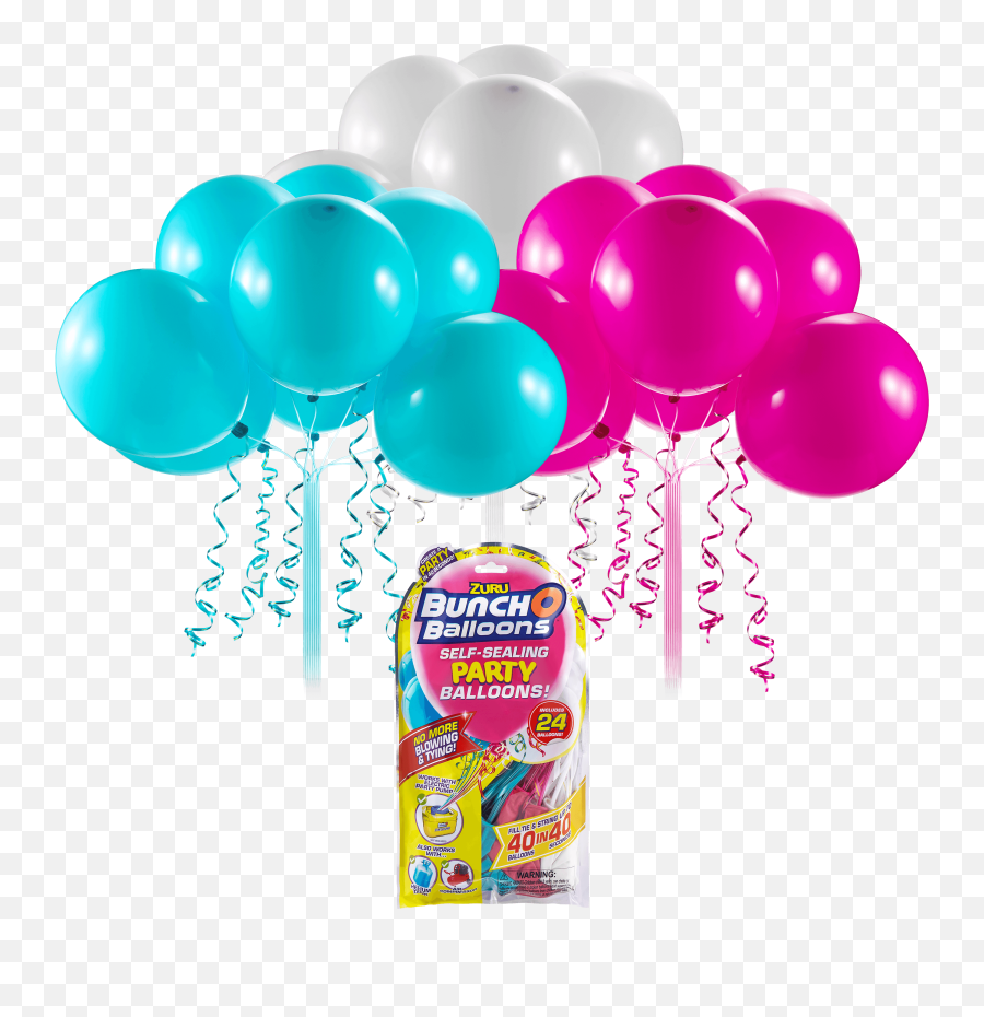Bunch O Balloons Self - Zuru Bunch O Balloons Party Pink Png,Pink Balloons Png