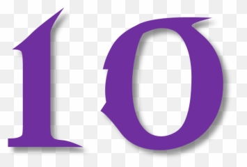 10 Number Png Background Image - Vertical,Number 10 Png