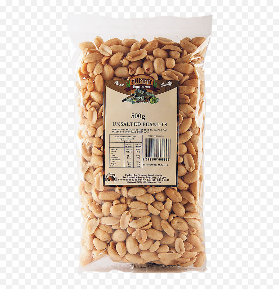 Peanuts Roasted Unsalted 500g - Peanut Png,Peanuts Png