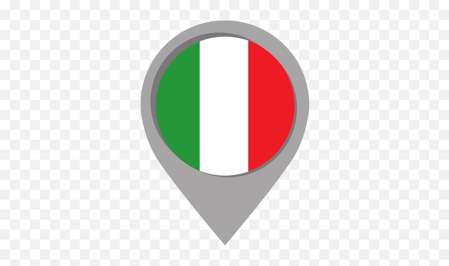 Italy Pin Pointer Mark Flag Language Icon - Vertical Png,Italy Flag Png