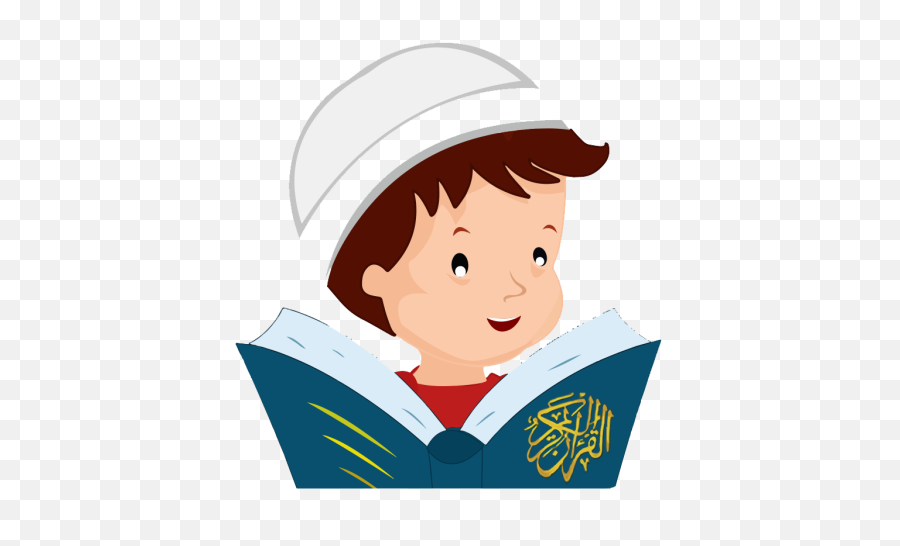 Al Quran Clipart Png Transparent - Cartoon Reading Al Quran,Quran Png