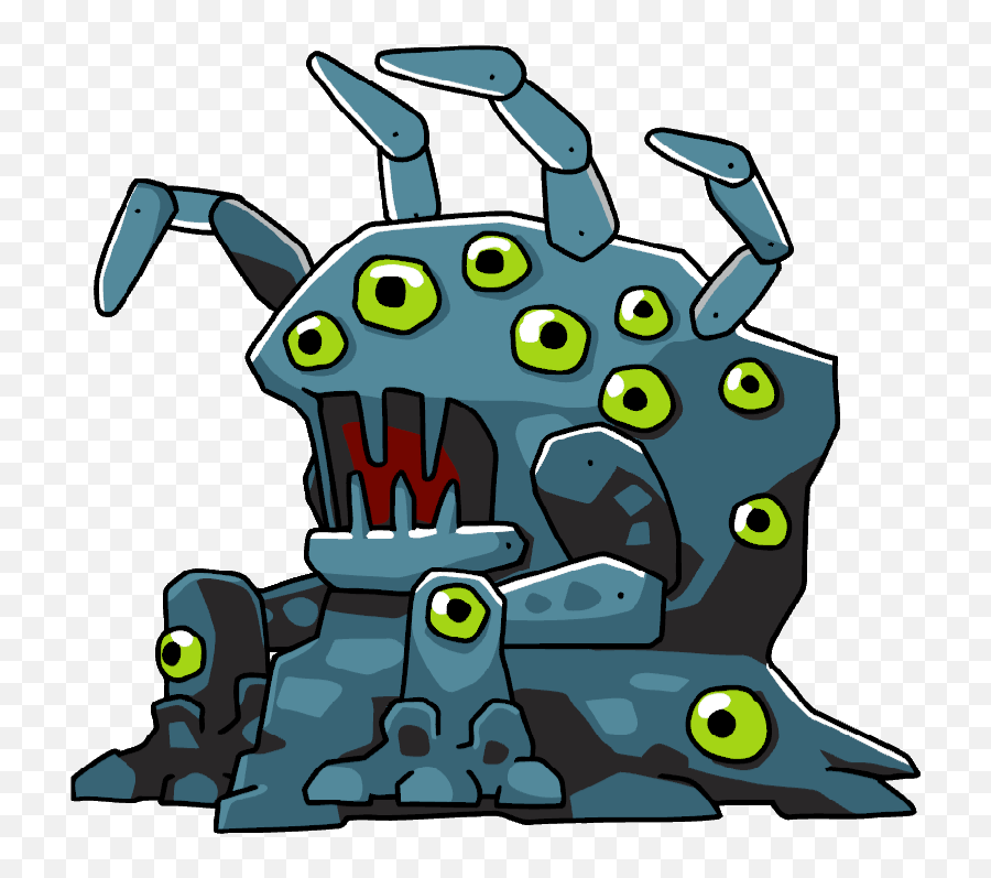 Shoggothhd - Super Scribblenauts Cthulhu Transparent Scribblenauts Cthulhu Png,Cthulhu Png