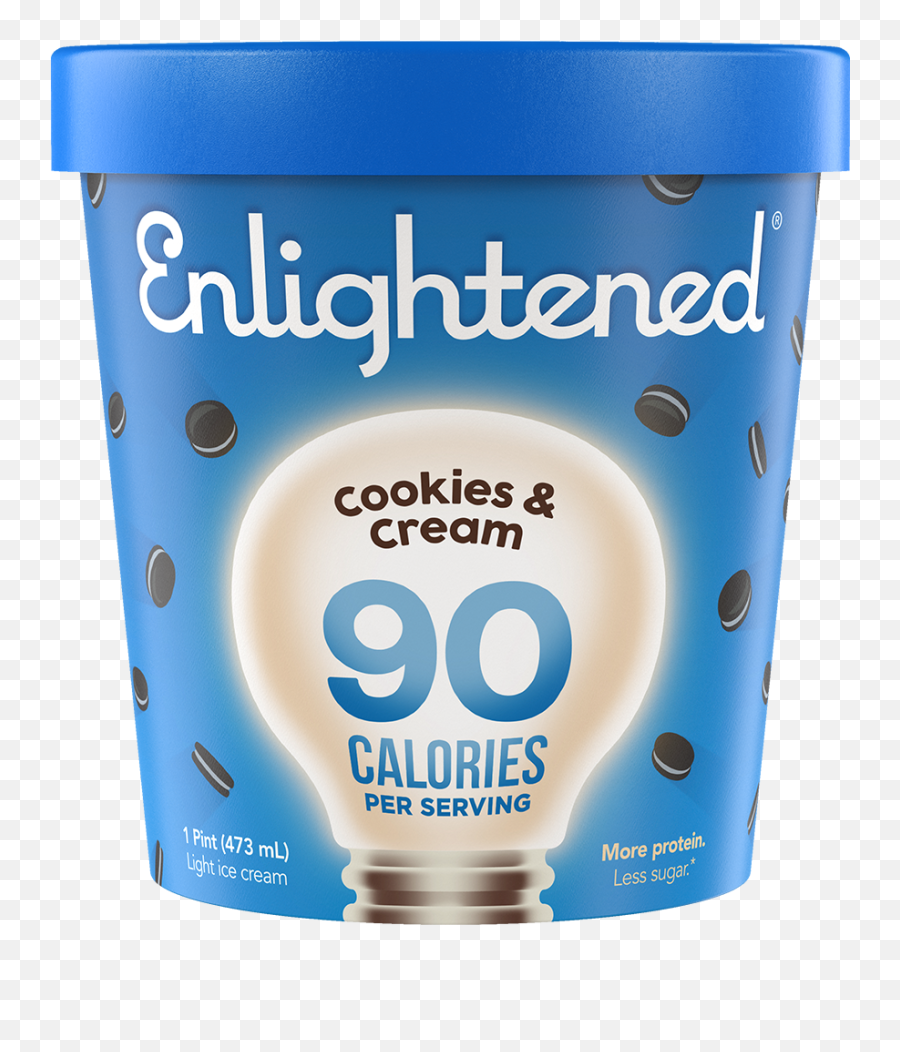 Cookies Cream High Protein Low Sugar - Enlightened Cookies And Cream Png,Cookies And Cream Png