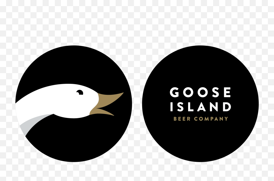 Goose Island Round Coaster Sleeve - Goose Island Png,Budweiser Crown Logo