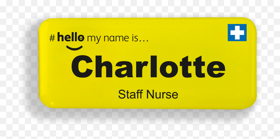Hello My Name Is Badge 75 X 32 Mm - Customer Charter Png,Hello My Name Is Transparent