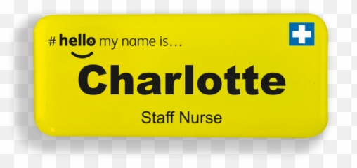 Hello My Name Is Badge 75 X 32 Mm - Customer Charter Png,Hello My Name Is Transparent