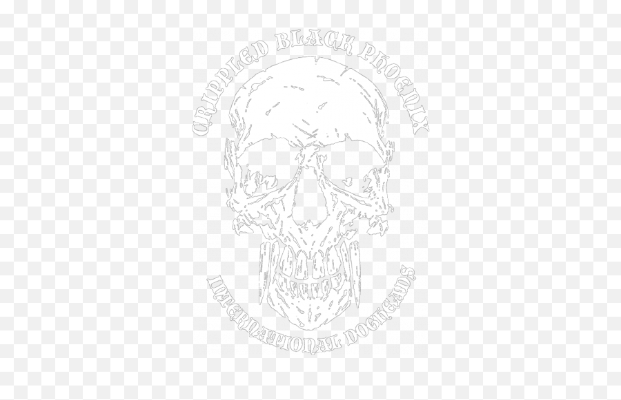 Crippled Black Phoenix - Creepy Png,Wolf Skull Png