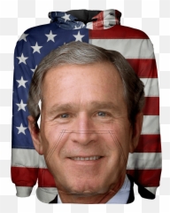 George Bush Face American Af - AAF Nation W png