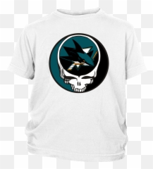 Download San Jose Sharks Grateful Dead Steal Your Face - Unisex png