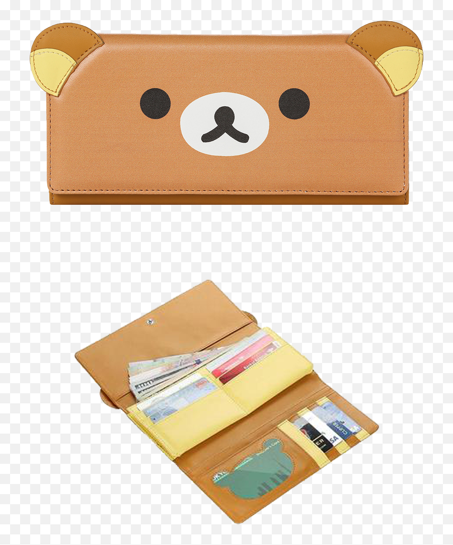 Rilakkuma Face Long Wallet - Rilakkuma Wallet Png,Rilakkuma Transparent