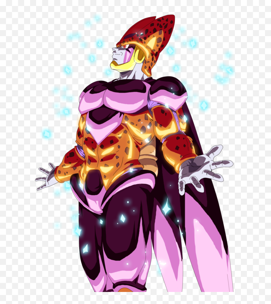 Download Golden Perfect Cell God - Dragon Ball God Cell Png,Perfect Cell Png