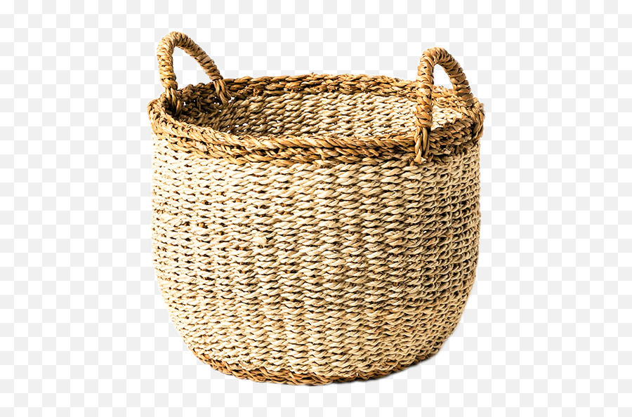 Seagrass Jute Basket Natural Medium - Laundry Basket Png,Basket Png