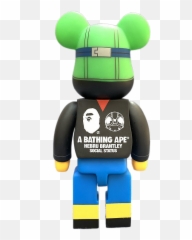 Bape Flyboy Shark Bearbrick - Fictional Character Png,Bape Shark Png