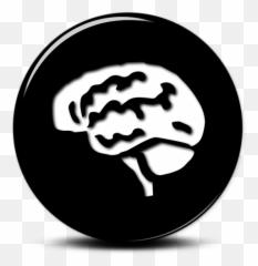 Free Brain Svg Png Transparent Background Download - Button Png