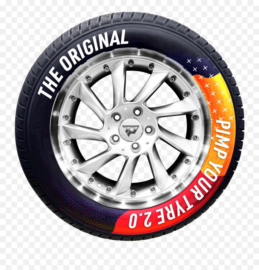 T - Pimp Fancy Tyre Stickers And Professional Tyre Print Rim Png,Pimp Your Icon