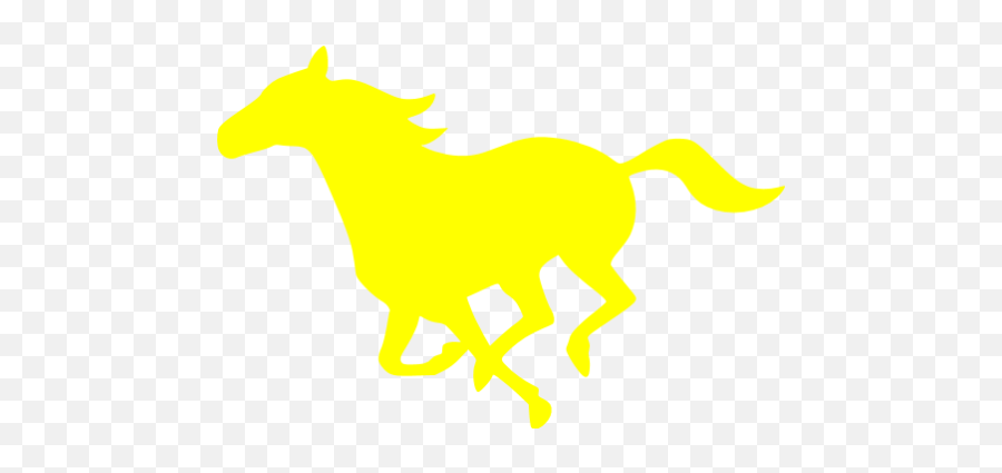 Yellow Horse Icon - Free Yellow Animal Icons Yellow Horse Png,Horse Foot Symbol Icon