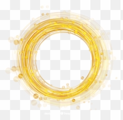 Gold Ring Vector Material Png Download - Bangle,Gold Ring Png