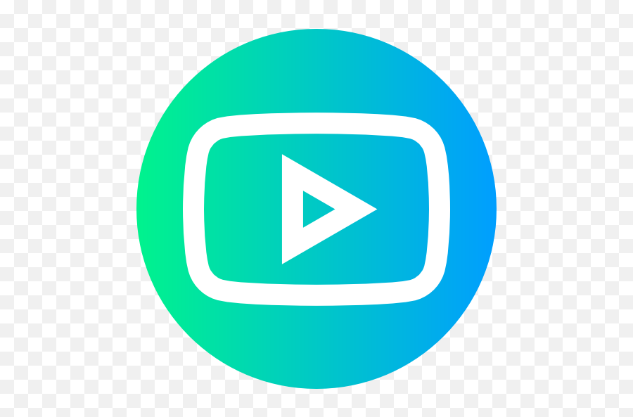 Blue Youtube Icon - Youtube Icon Blue Png,Youtube Logo Image