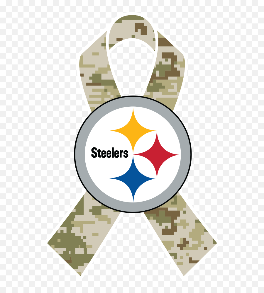 Nfl 100 Pittsburgh Steelers - Steelerscom Salute The Service Ribbon Png,Military Training Game Icon