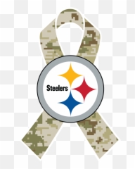 Nfl 100 Pittsburgh Steelers - Steelerscom Salute The Service Ribbon png