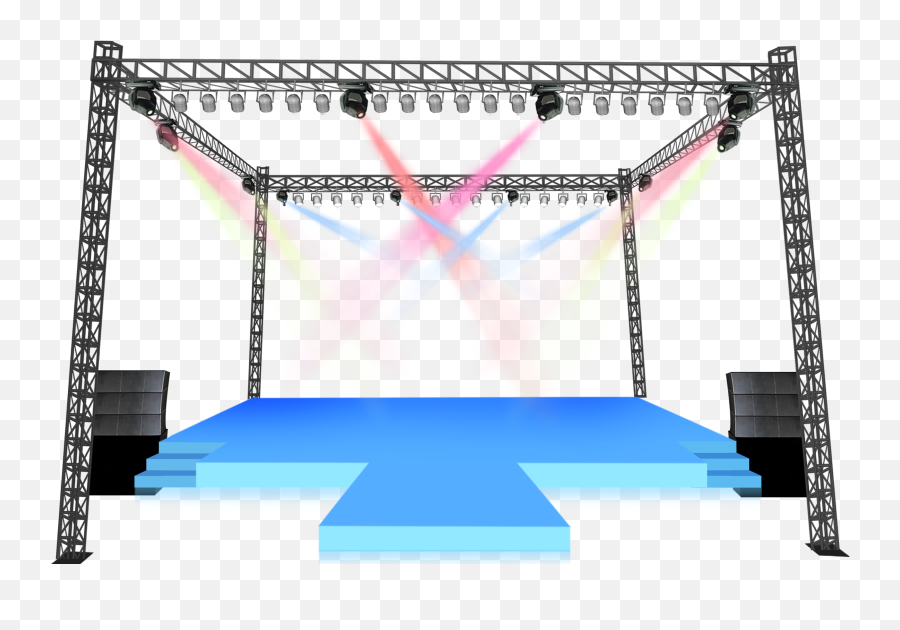 Shine Lights Computer Lighting File - Stage Png Clipart,Stage Png