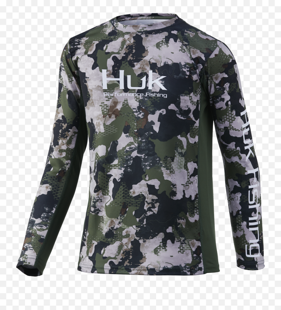 Huk Youth Icon X Refraction Shirt - Refraction Hunt Club Long Sleeve Png,Under Armour Icon