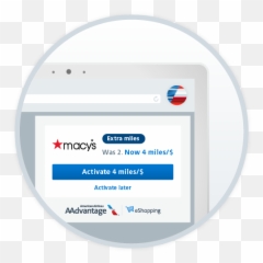 How It Works - American Airlines AAdvantage eShopping Vertical png