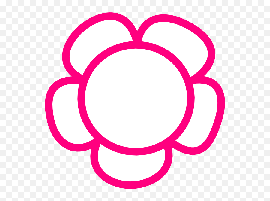 Simple Flower Clip Art - Vector Clip Art Online Clip Art Png,Hello Kitty Online Icon