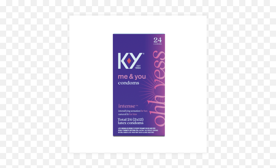 K - Y Intense Stimulating Condoms Ky Usa Png,Icon Condoms Size