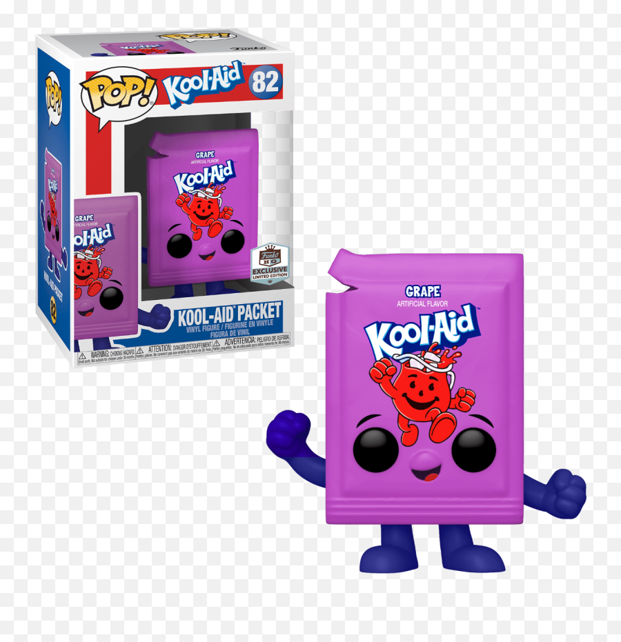 Funko Pop Ad Icons Kool - Aid Packet 82 Grape Exclusive Png,Ad Icon Funko Pop
