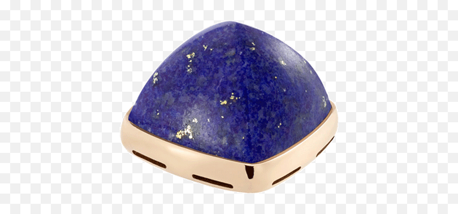 Lapis Lazuli And 18k Yellow Gold Cabochon - Ring Png,Lapis Png