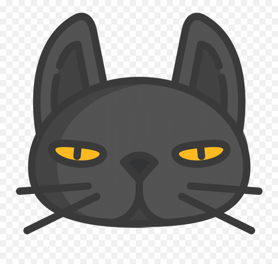 Black Cat Vector Icon - Black Cat Png,Cat Vector Png