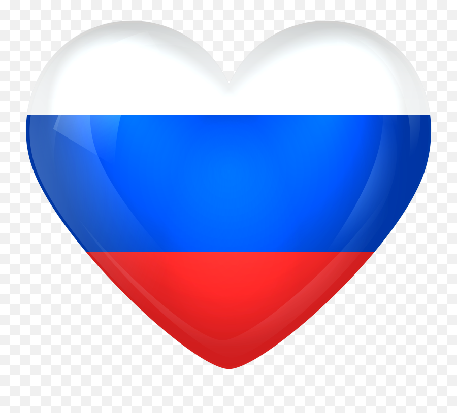 Russian Flag Heart Png Clipart - Russian Flag Heart Png,Russian Flag Png
