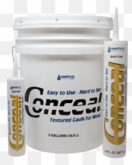 Conceal Textured Wood Caulk Sashco Log Home Products - Plastic png
