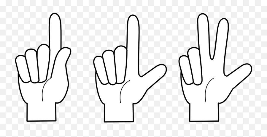 Counting Fingers First - One Two Three Fingers Png,Fingers Png