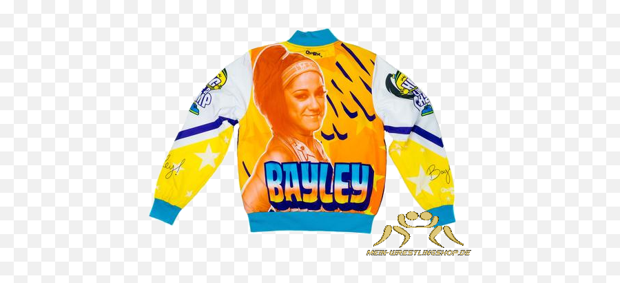 Download Hd Wwe Bayley Jacket Transparent Png Image - Wwe Sasha Banks And Bayley T Shirt,Bayley Png
