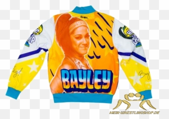 Download Hd Wwe Bayley Jacket Transparent Png Image - Wwe Sasha Banks And Bayley T Shirt,Bayley Png