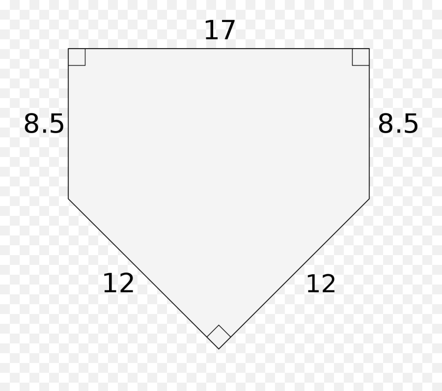 Baseball Home Plate Diagram - Diagram Png,Home Plate Png