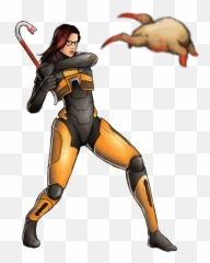 Half Life Gender Bender Full Size Png Download Seekpng - Female Gordon Freeman,Bender Png