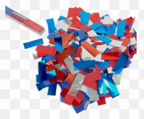 Red White U0026 Blue Confetti Flashy Metallic - Tissue Mix in Launch Sleeves Transparent Star png