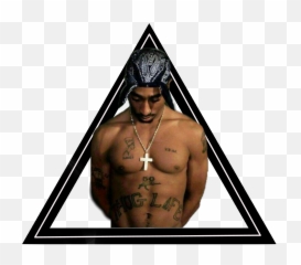 Tupac 2pac Black - Sticker By Maria Transparent Tupac Png,2pac Png