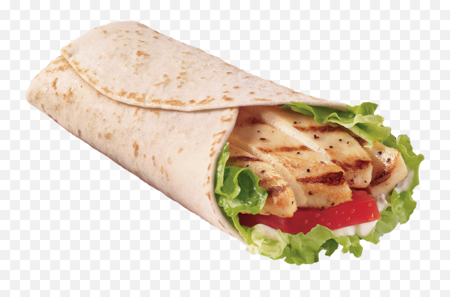 Chicken Wrap Png Transparent Wrappng Images Pluspng - Chicken Wrap With Lettuce And Tomato,Grilled Chicken Png