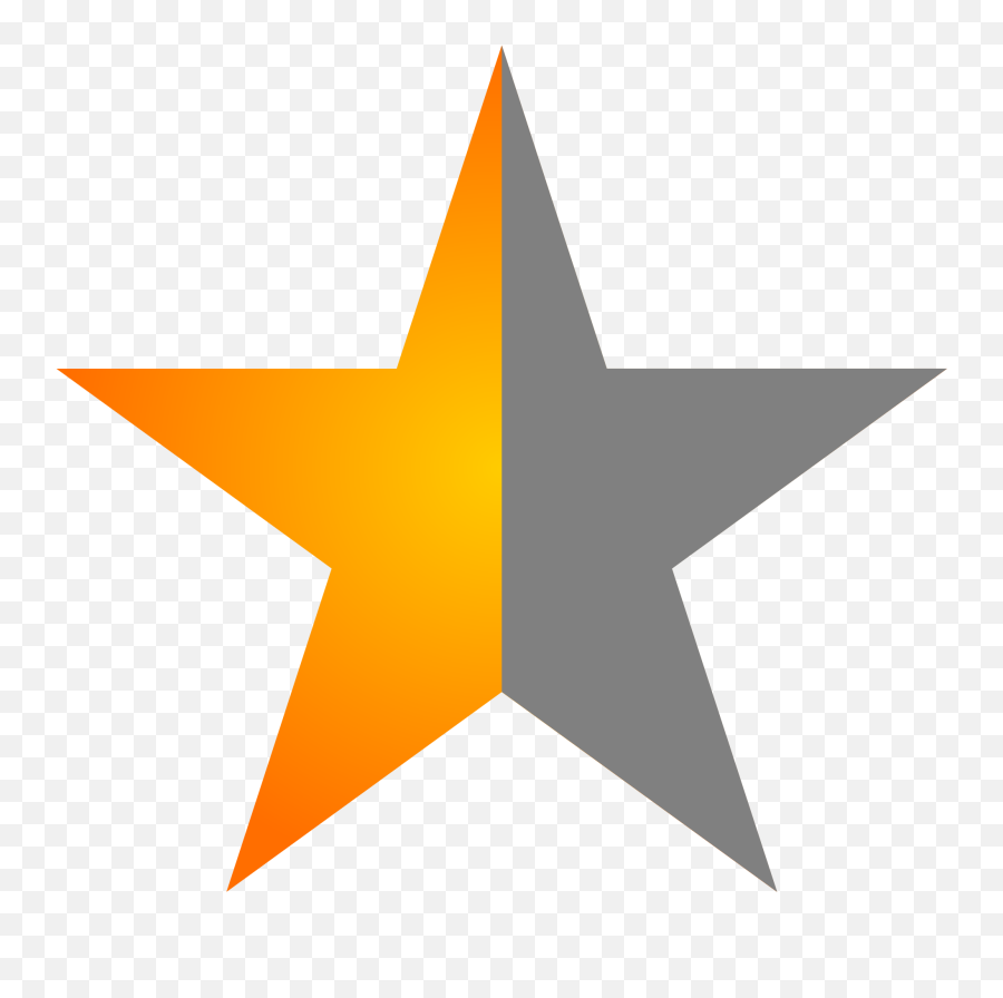 Filestar Halfsvg - Wikimedia Commons Star Cutouts Png,Star Emoji Png