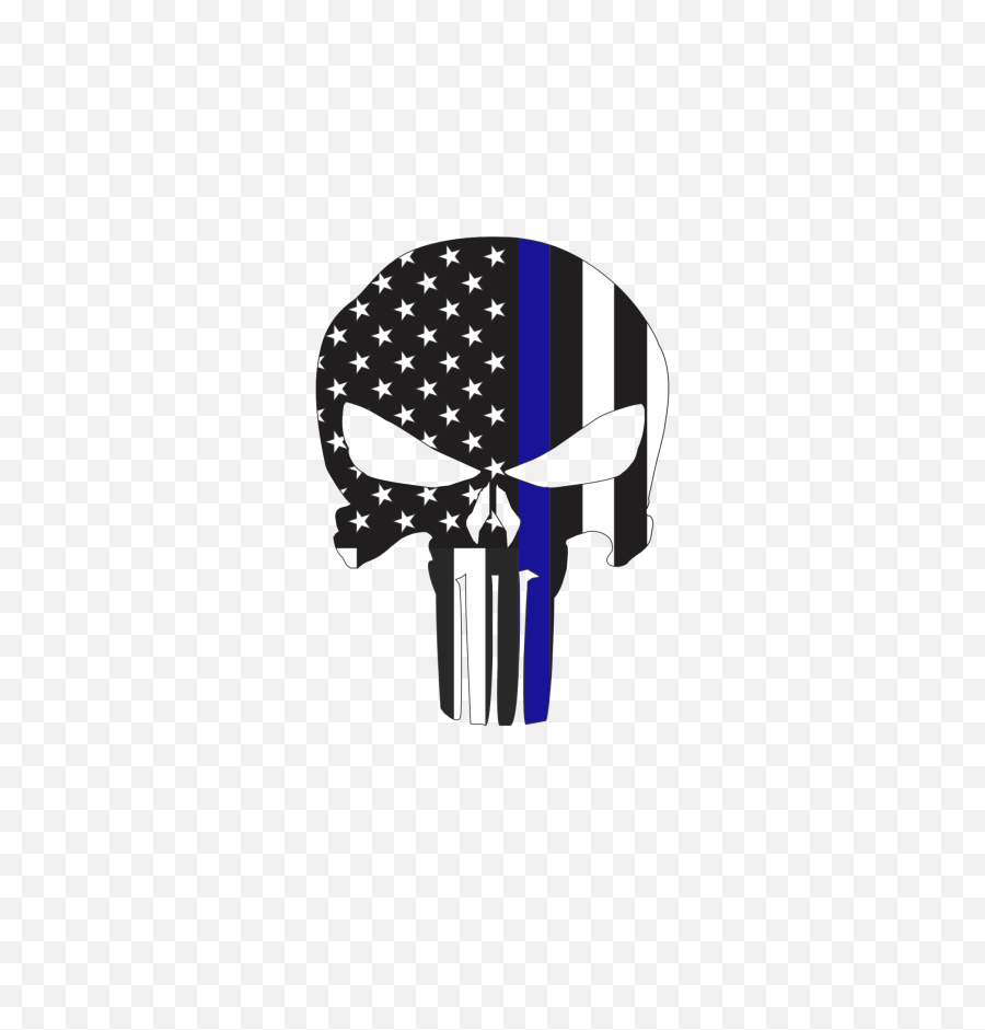 Blue Line Vinyl Decal - Blue Lives Matter Punisher Png,Thin Blue Line Png