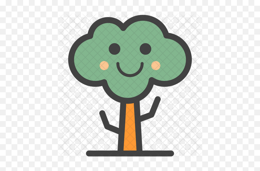 Tree Emoji Icon - Cartoon Png,Calendar Emoji Png