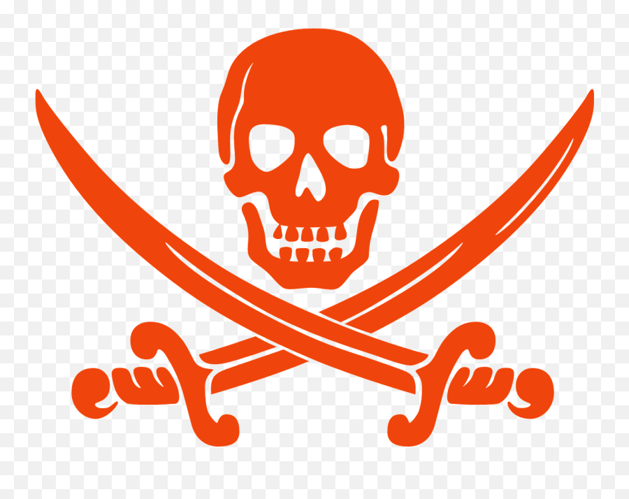 Skullpiratebonedangerdeath - Free Image From Needpixcom Pirate Clip Art Png,Pile Of Skulls Png