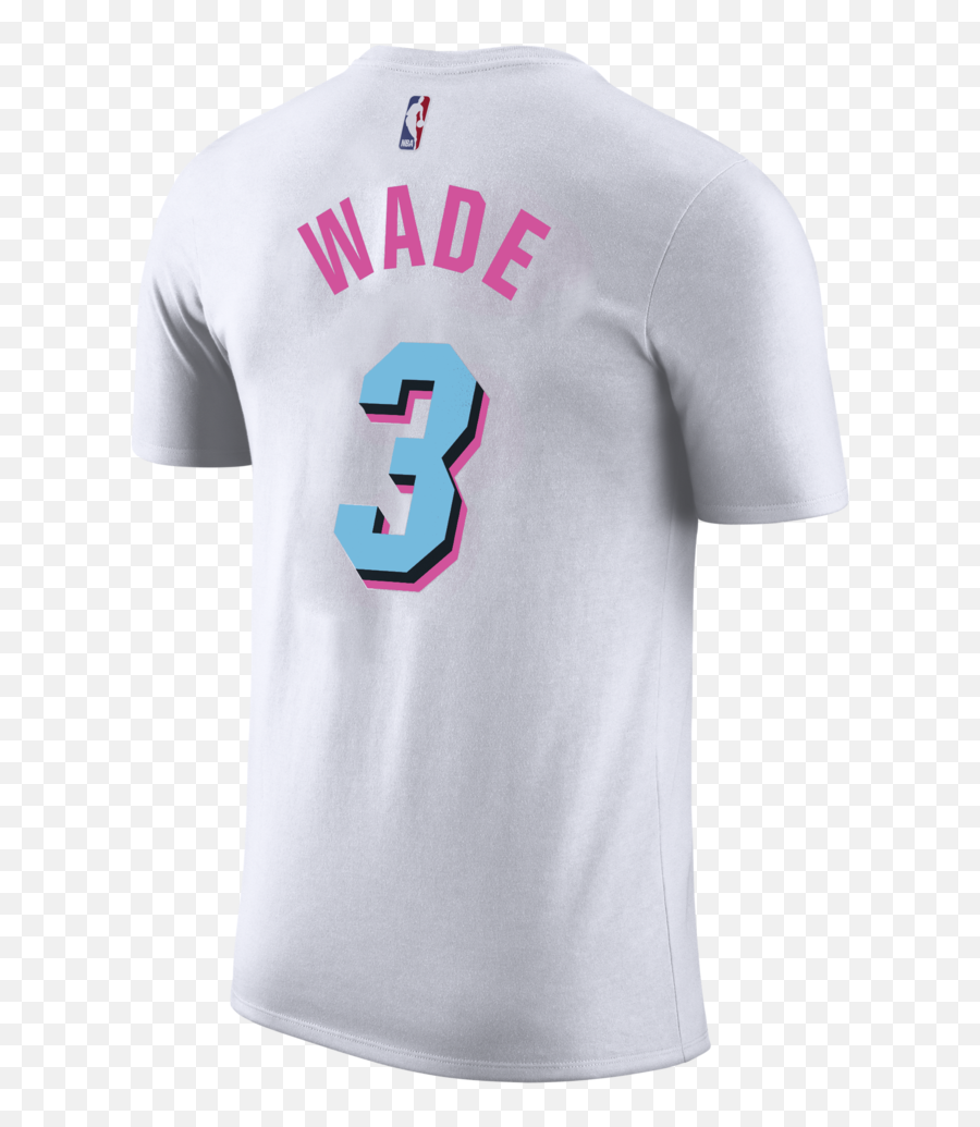 Dwyane Wade Miami Heat Vice Uniform City Edition Youth Name Shirt - Dwyane Wade Png,Dwyane Wade Png