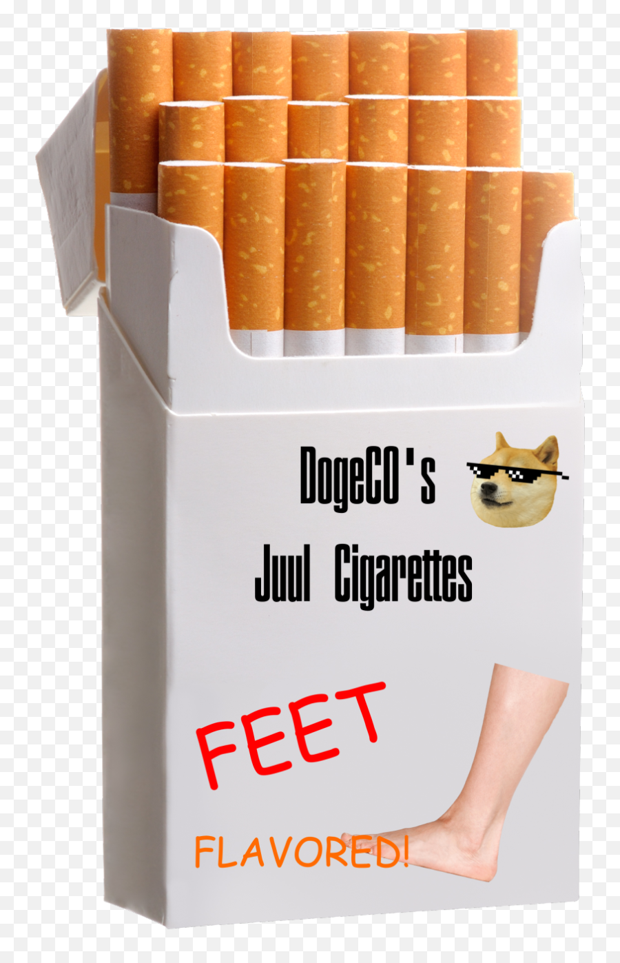 Dogecou0027s Juul Cigarettes Feet Flavored Png In Comments - Pack Of Cigarettes Png,Tobacco Png
